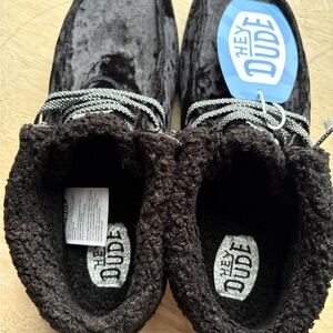 Hey Dude Dark Velvet Shoes